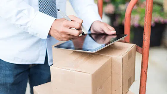 Digital Forms on tablet