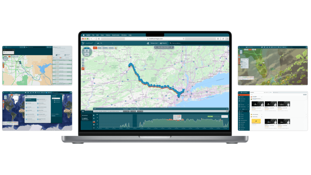IntelliHub single-pane view into your fleet activities.